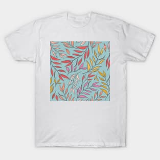 Pretty leaf repeat pattern T-Shirt